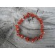 Pružný náramek s minerálem - jaspis červený